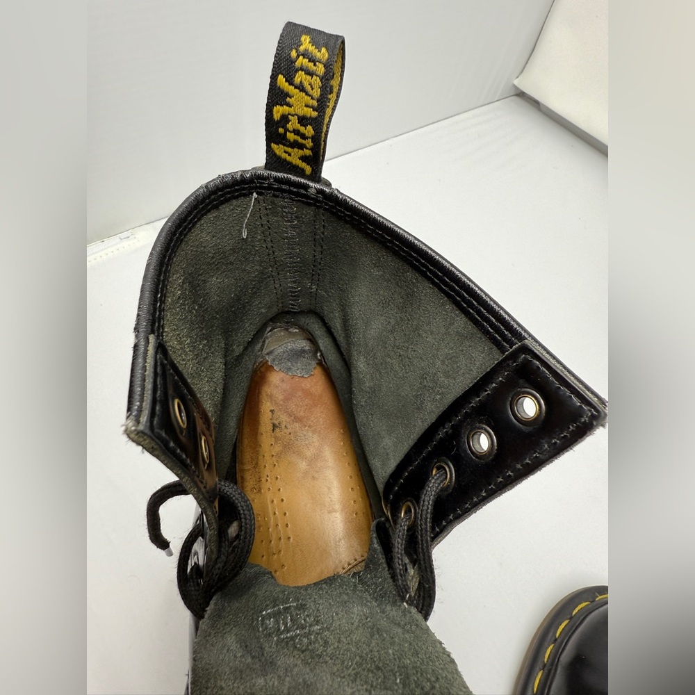 Dr. Martens 1460 Black Smooth Leather 8-Eye Boots – Women’s 7 / UK 5 / EU 38 - Picture 9 of 16